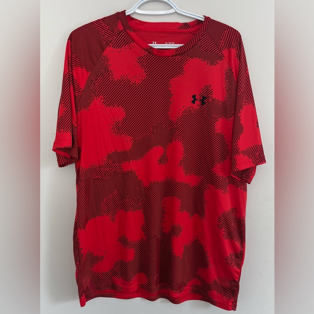 Red & Black Camp Under Armour Tee